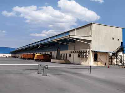 Warehouse storages for various goods, including refrigirators